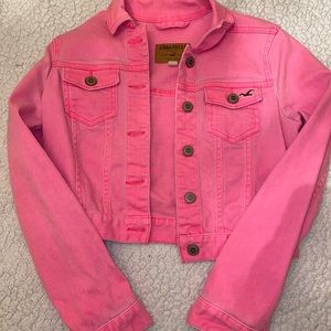Pink Hollister jean jacket!
